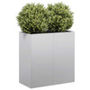 Jardinière Vidaxx 80x40x80 cm en acier galvanisé