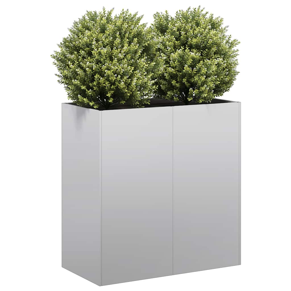 Jardinière Vidaxx 80x40x80 cm en acier galvanisé