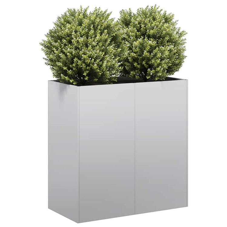 Jardinière Vidaxx 80x40x80 cm en acier galvanisé