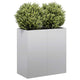 Jardinière Vidaxx 80x40x80 cm en acier galvanisé