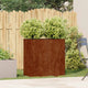 Vidaxx jardinière rouillé 80x40x80 cm acier résistant aux intempéries