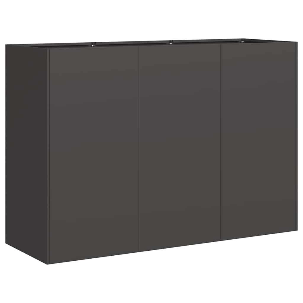 Vidaxx jardinière 120x40x80 cm acier laminé à froid noir