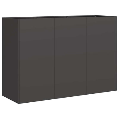 Vidaxx jardinière 120x40x80 cm acier laminé à froid noir