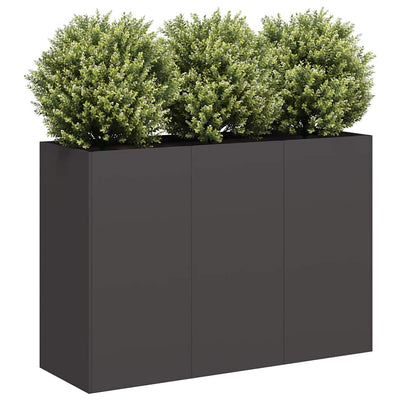 Vidaxx jardinière 120x40x80 cm acier laminé à froid noir