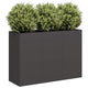 Vidaxx jardinière 120x40x80 cm acier laminé à froid noir