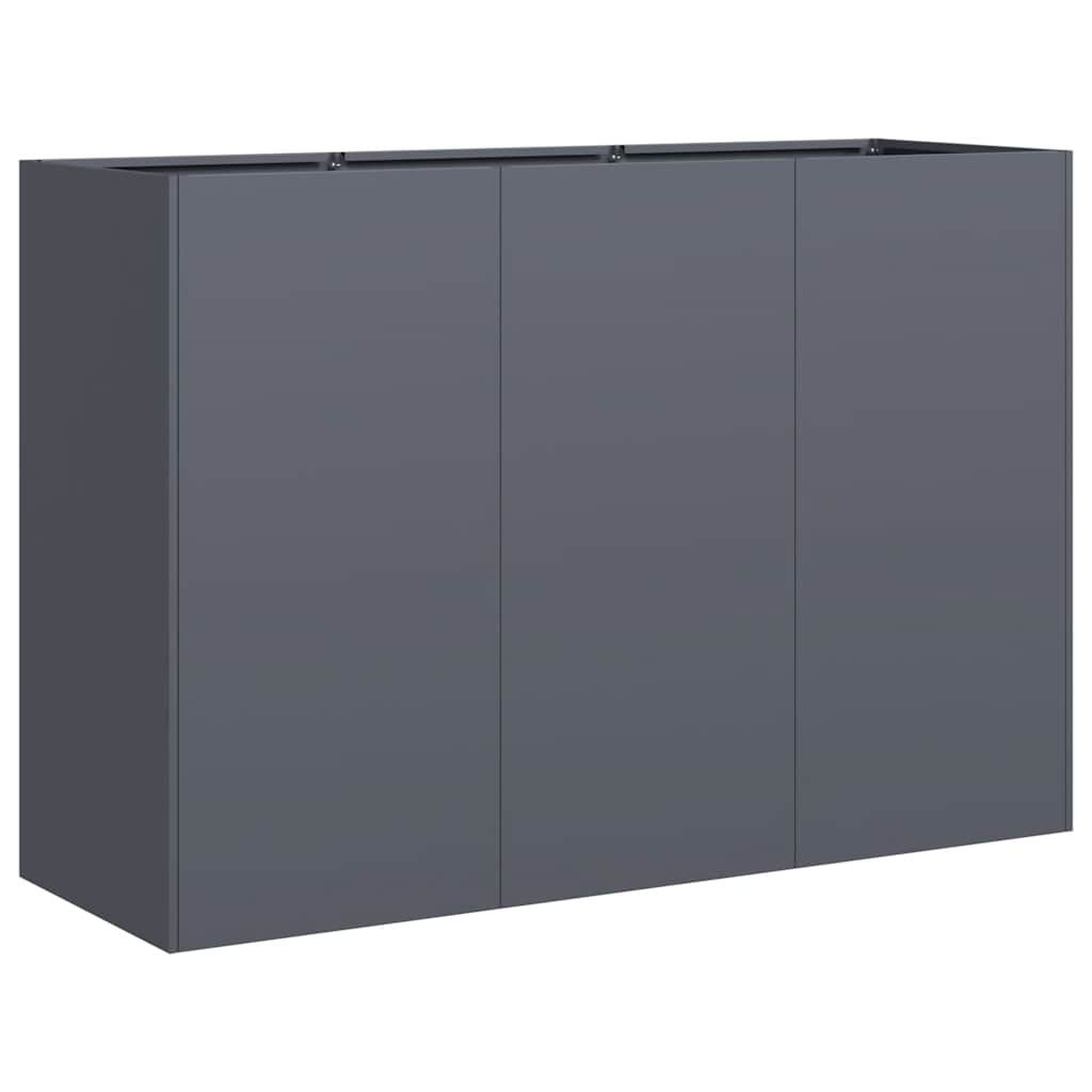Jardinière Vidaxx 120x40x80 cm acier laminé à froid anthracite