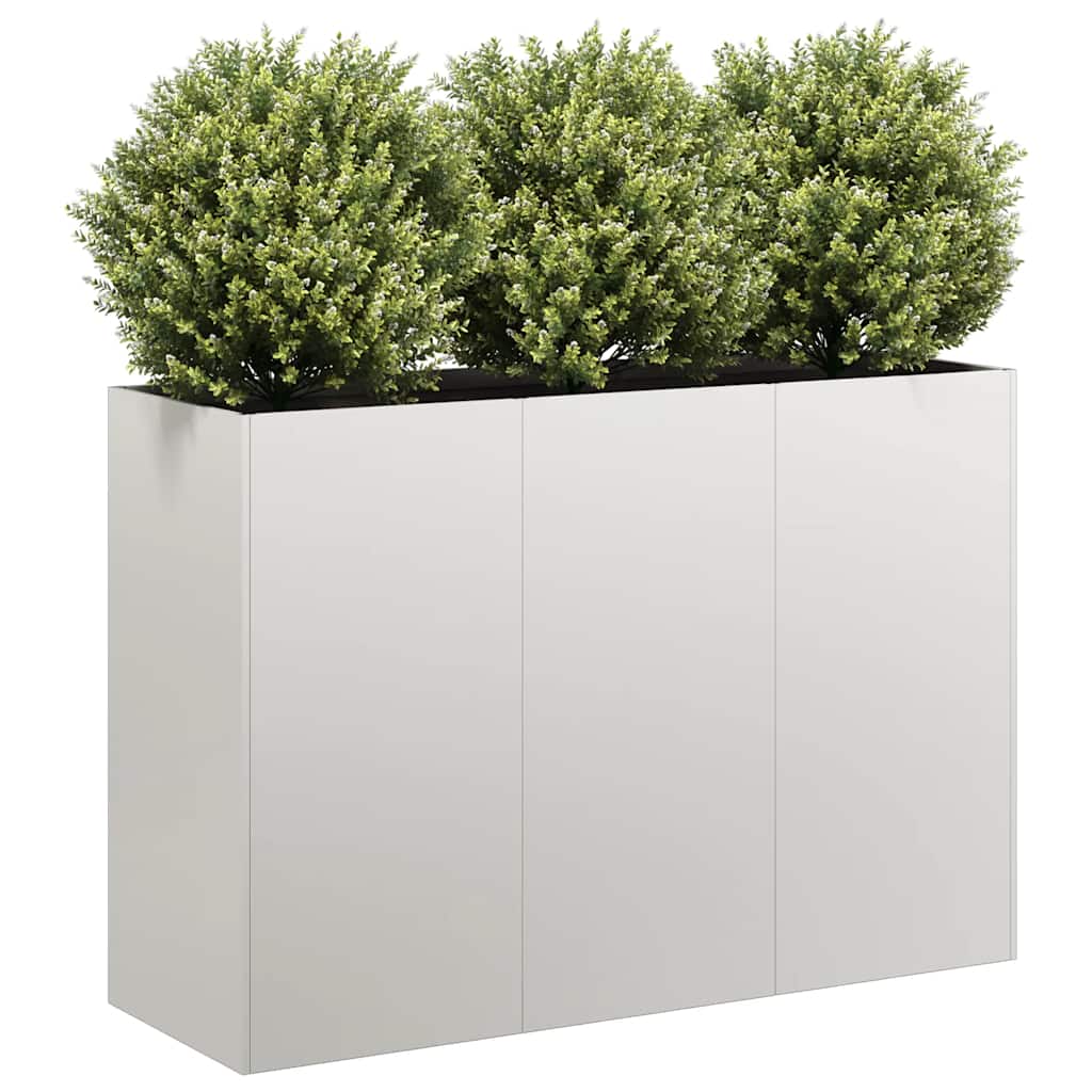 Jardinière Vidaxx 120x40x80 cm acier inoxydable