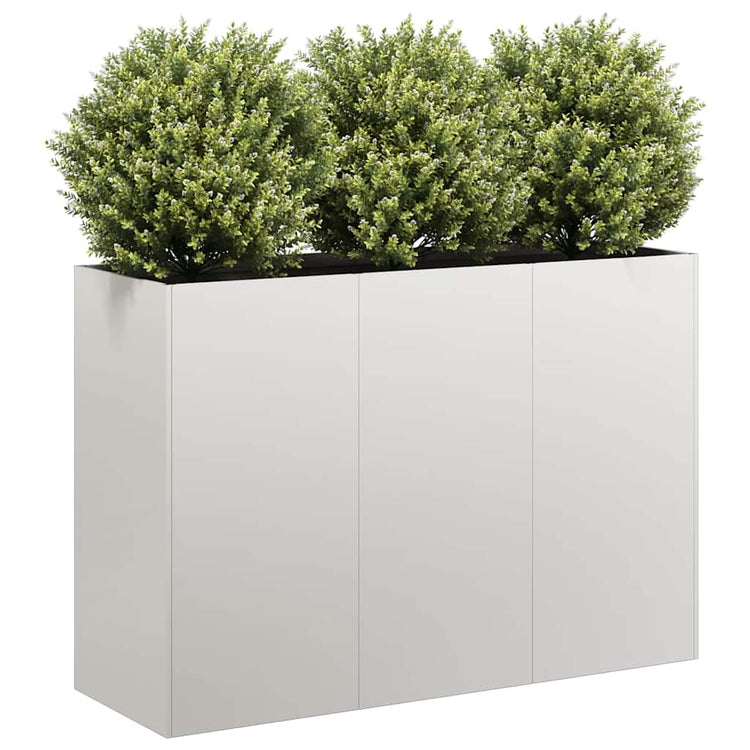 Jardinière Vidaxx 120x40x80 cm acier inoxydable