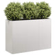 Jardinière Vidaxx 120x40x80 cm acier inoxydable