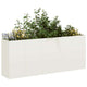 Vidaxx jardinière 200x40x80 cm acier laminé à froid blanc