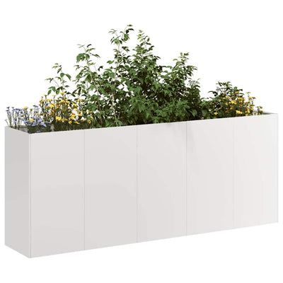 Jardinière Vidaxx 200x40x80 cm acier inoxydable