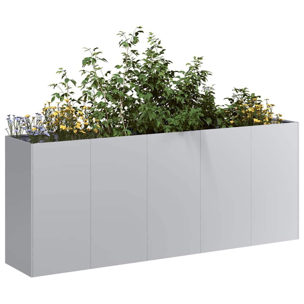 Jardinière Vidaxx 200x40x80 cm en acier galvanisé