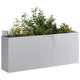 Jardinière Vidaxx 200x40x80 cm en acier galvanisé
