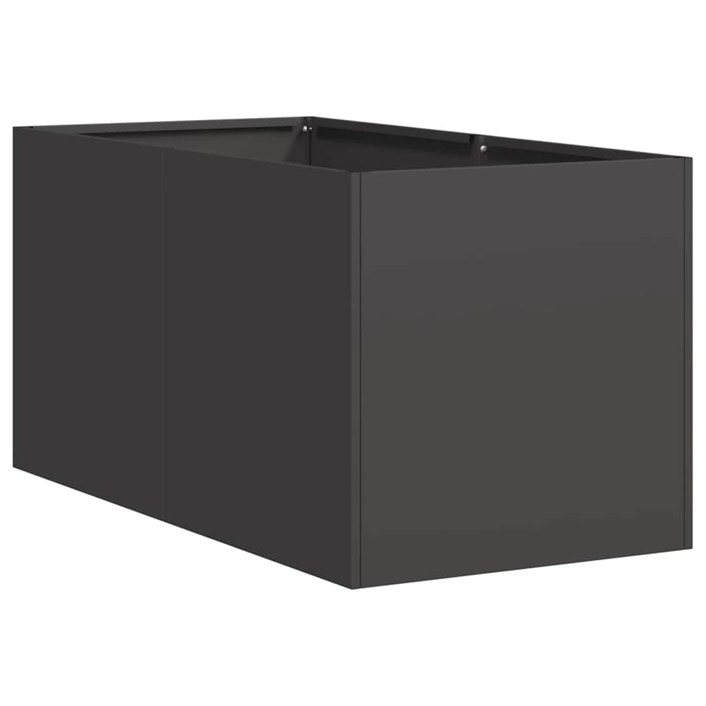 Vidaxx jardinière 40x80x40 cm acier laminé à froid noir