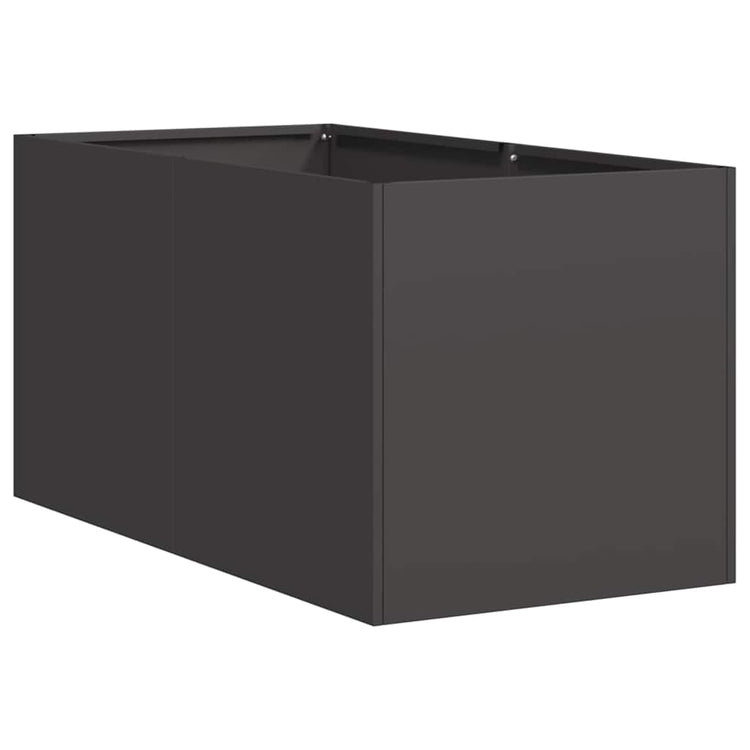 Vidaxx jardinière 40x80x40 cm acier laminé à froid noir