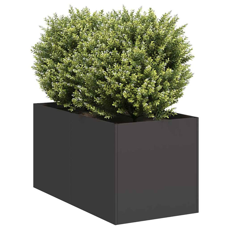 Vidaxx jardinière 40x80x40 cm acier laminé à froid noir