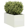 Vidaxx jardinière 40x80x40 cm acier laminé à froid blanc