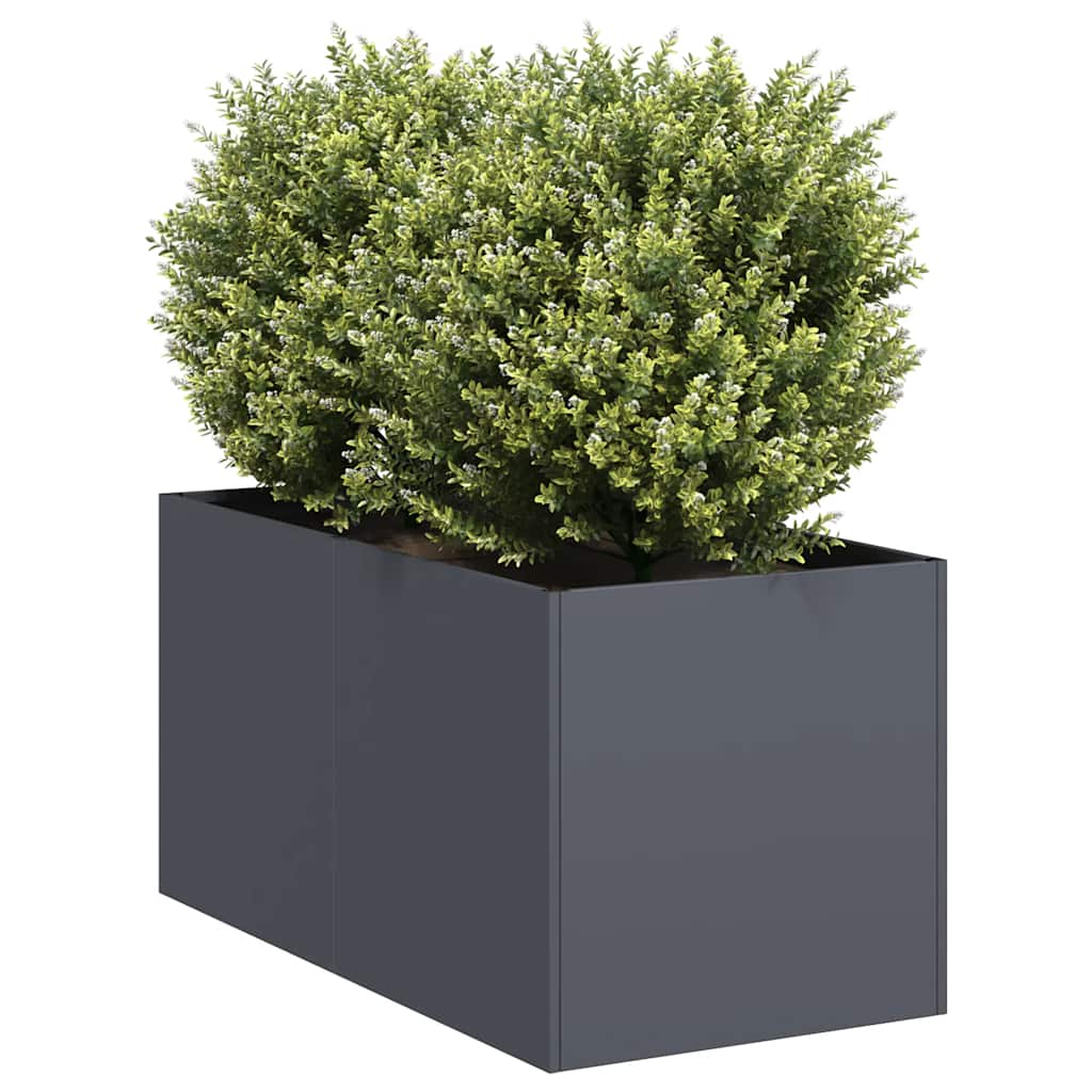 Jardinière Vidaxx 40x80x40 cm acier laminé à froid, anthracite