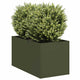 Vidaxx jardinière 40x80x40 cm acier laminé à froid vert olive