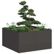 Vidaxx jardinière 80x80x40 cm acier laminé à froid noir