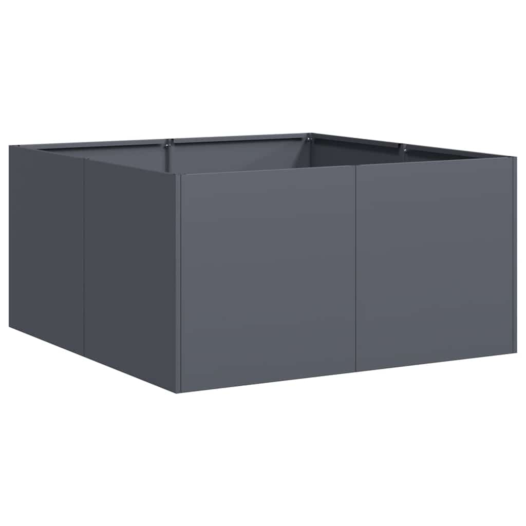 Jardinière Vidaxx 80x80x40 cm acier laminé à froid, anthracite