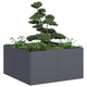 Jardinière Vidaxx 80x80x40 cm acier laminé à froid, anthracite