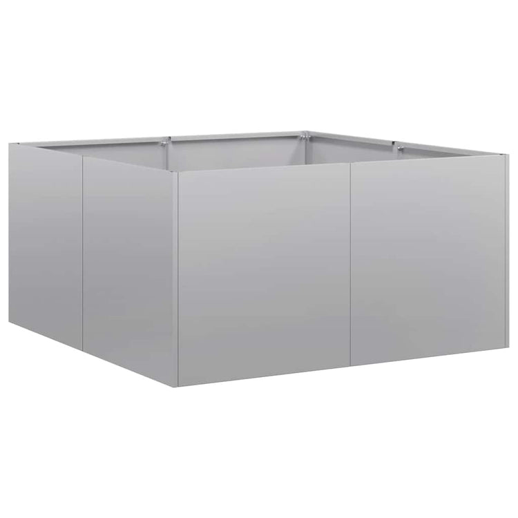 Jardinière Vidaxx 80x80x40 cm en acier galvanisé