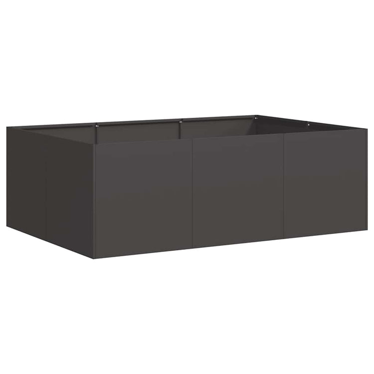 Vidaxx jardinière 120x80x40 cm acier noir
