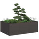 Vidaxx jardinière 120x80x40 cm acier noir