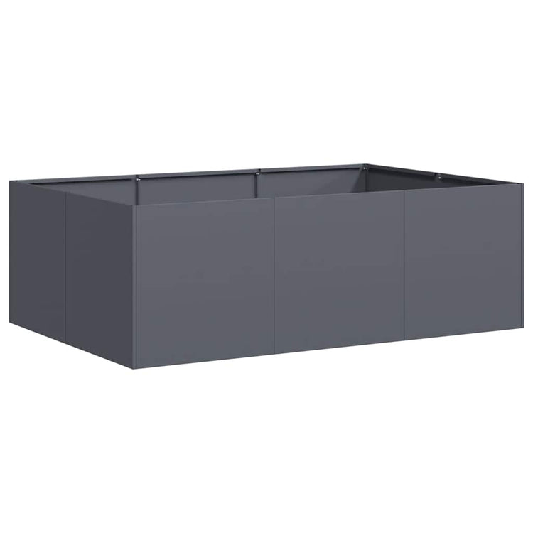 Vidaxx jardinière 120x80x40 cm acier anthracite