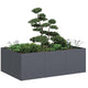 Vidaxx jardinière 120x80x40 cm acier anthracite