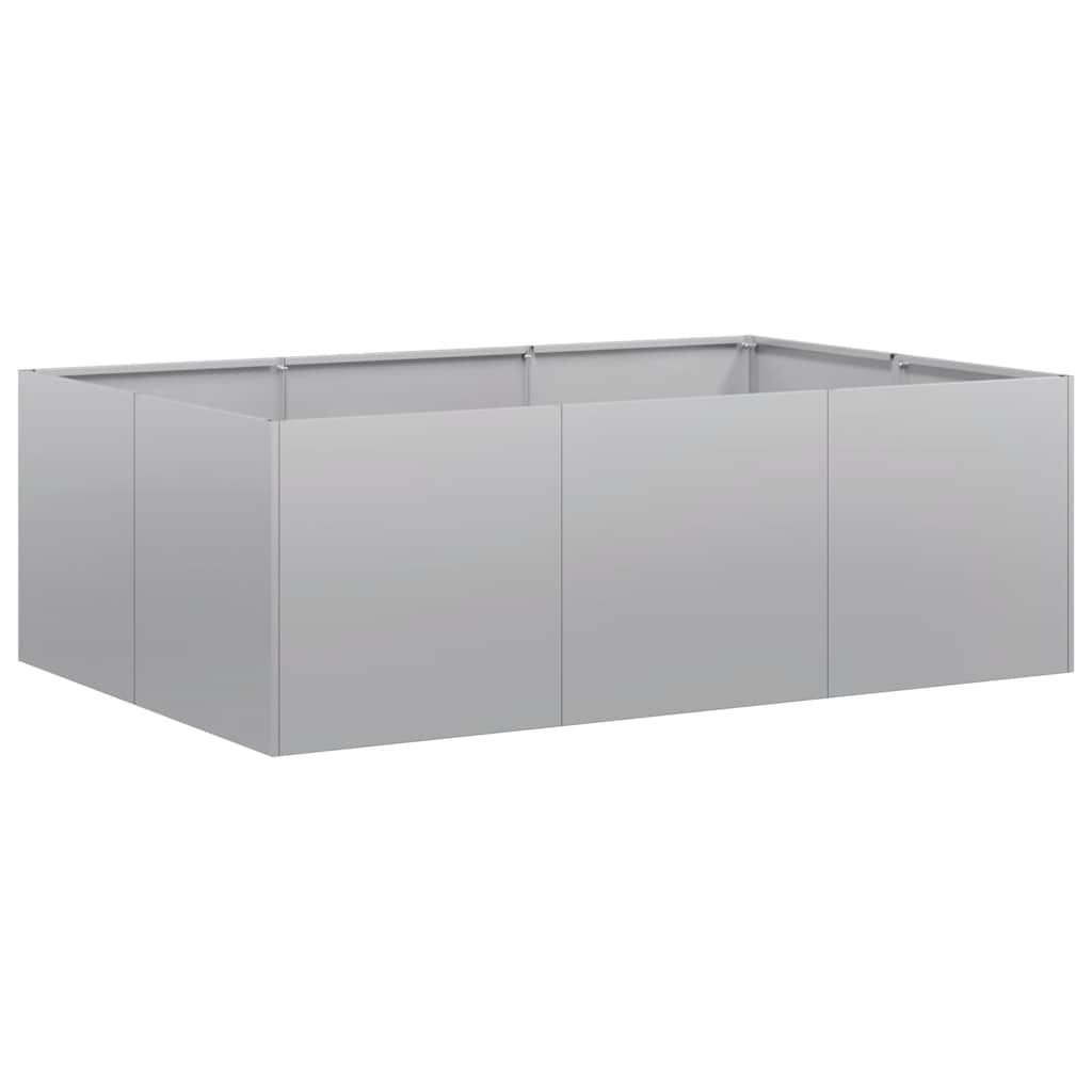 Jardinière Vidaxx 120x80x40 cm en acier galvanisé