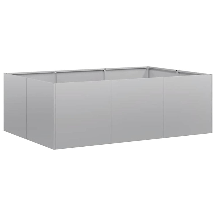 Jardinière Vidaxx 120x80x40 cm en acier galvanisé