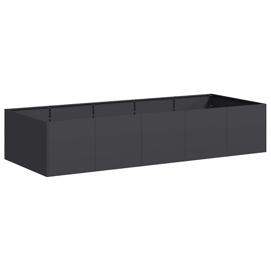 Vidaxx jardinière 200x80x40 cm acier noir