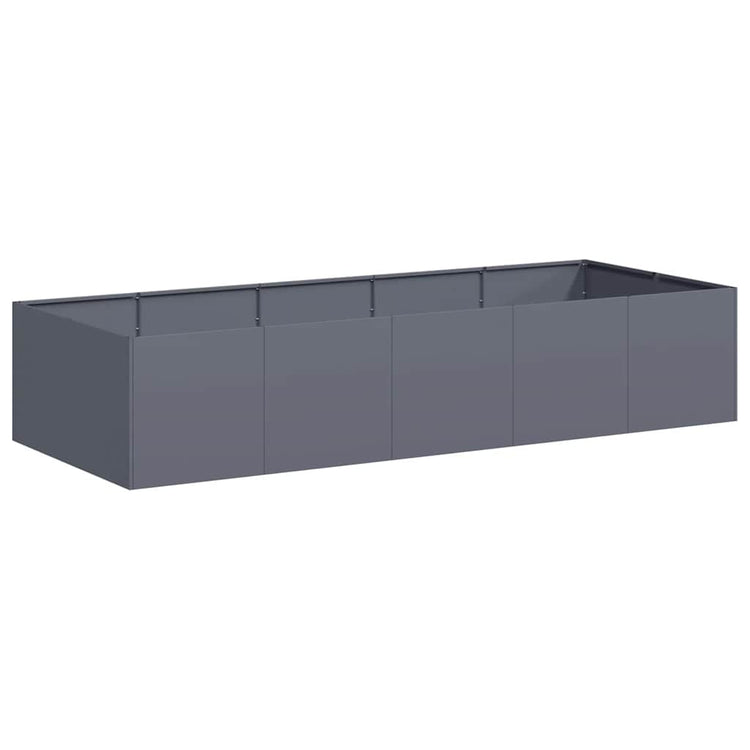 Vidaxx jardinière 200x80x40 cm acier anthracite