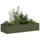 Vidaxx jardinière 200x80x40 cm acier vert olive