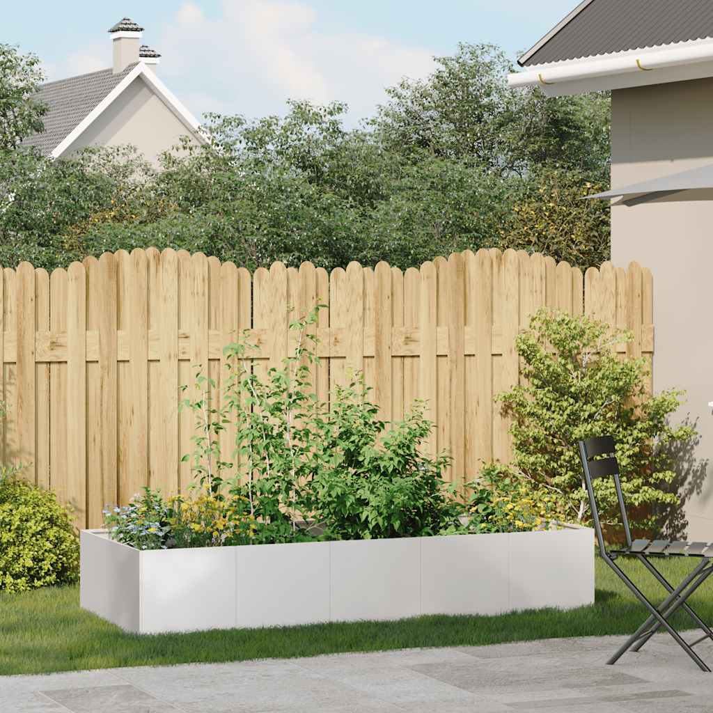 Jardinière Vidaxx 200x80x40 cm acier inoxydable