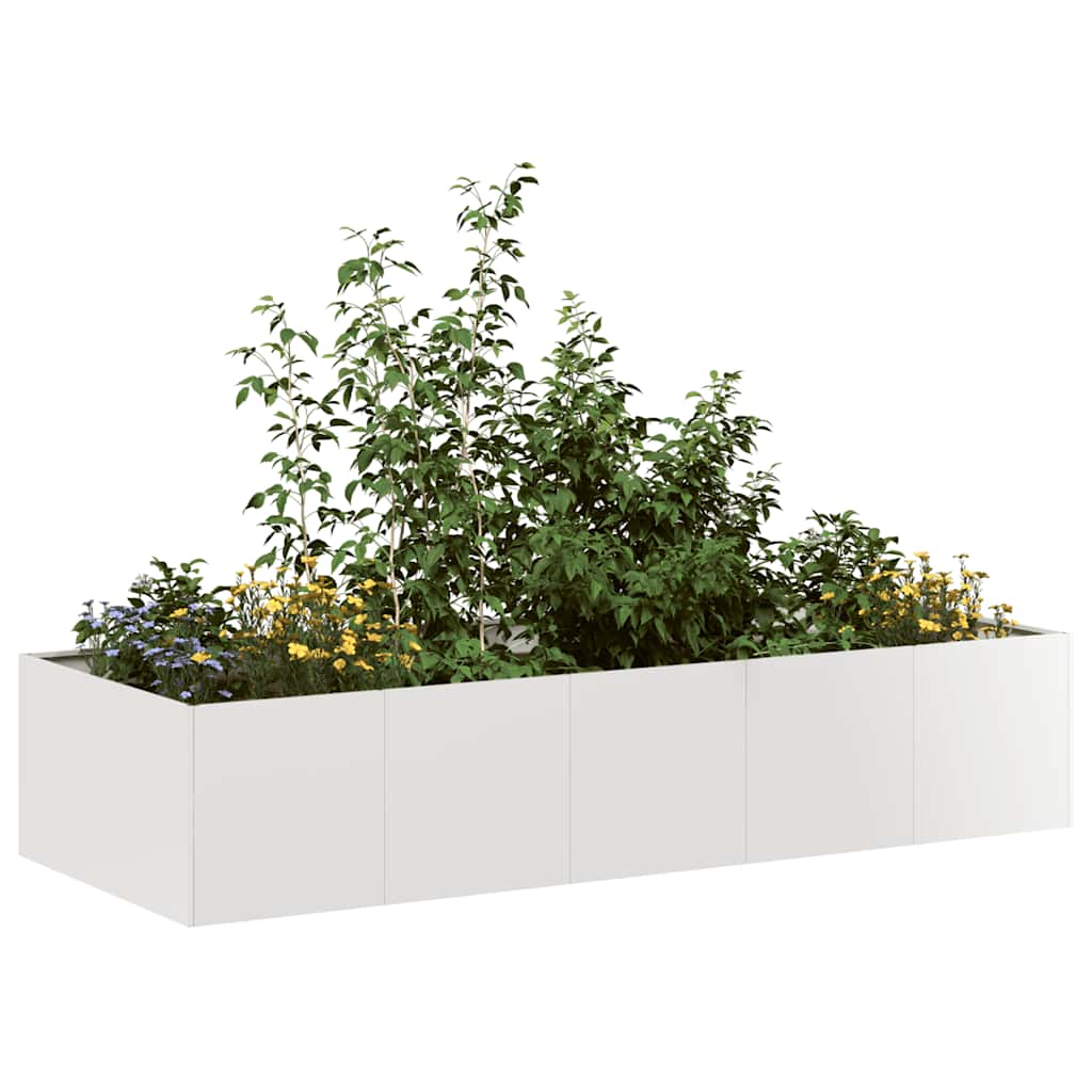 Jardinière Vidaxx 200x80x40 cm acier inoxydable