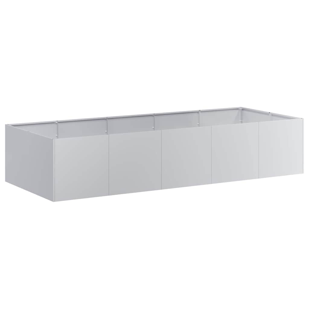 Jardinière Vidaxx 200x80x40 cm en acier galvanisé