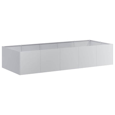 Jardinière Vidaxx 200x80x40 cm en acier galvanisé