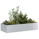 Jardinière Vidaxx 200x80x40 cm en acier galvanisé