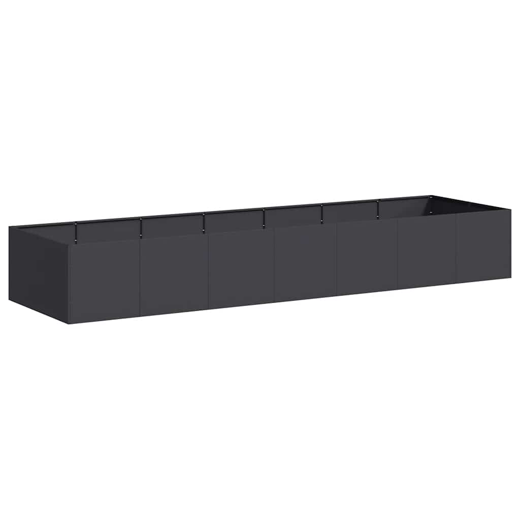 Vidaxx jardinière 280x80x40 cm acier noir