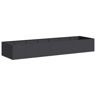 Vidaxx jardinière 280x80x40 cm acier noir