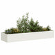 Vidaxx jardinière 280x80x40 cm acier blanc