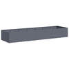 Jardinière Vidaxx 280x80x40 cm acier anthracite