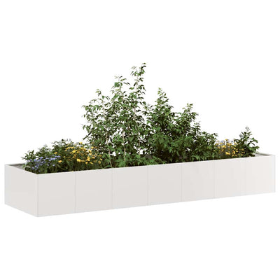 Jardinière Vidaxx 280x80x40 cm acier inoxydable