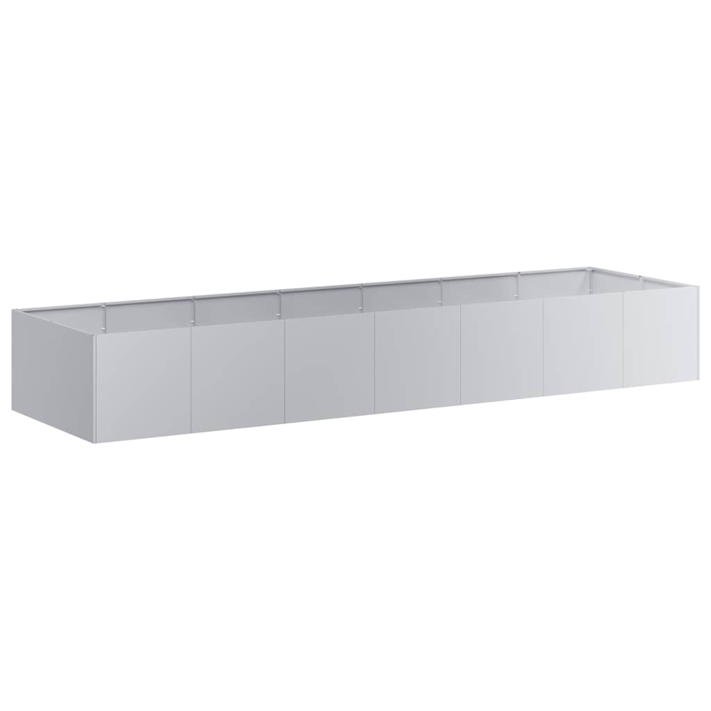 Jardinière Vidaxx 280x80x40 cm en acier galvanisé