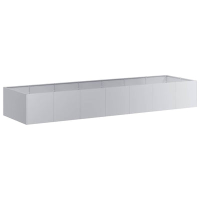 Jardinière Vidaxx 280x80x40 cm en acier galvanisé