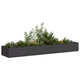 Vidaxx jardinière 360x80x40 cm acier noir