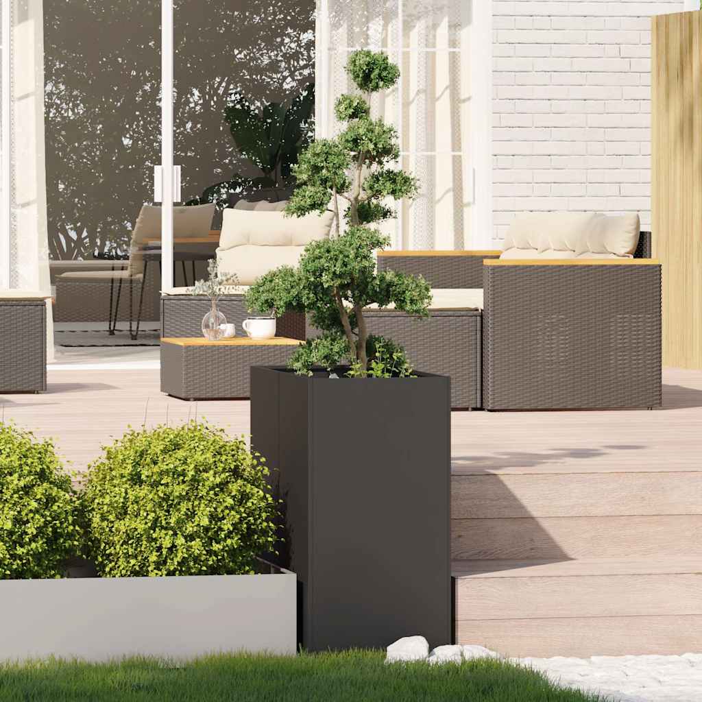 Vidaxx jardinière 40x80x80 cm acier noir
